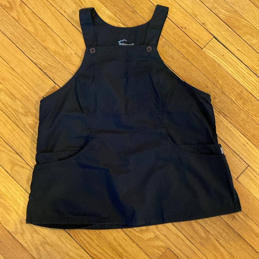 Black butter-soft, scrub vest top